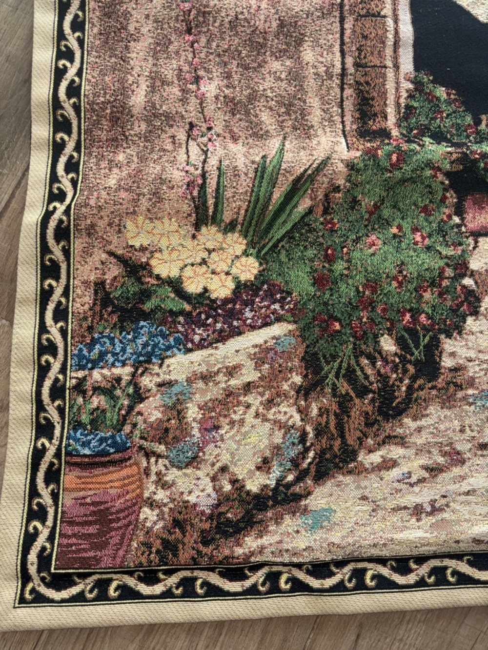 "Cat in a Medieval Window  Martin Robert’s Fine Art Tapestry